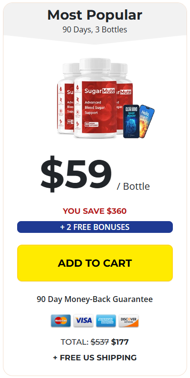 SugarMute 3 Bottle Price